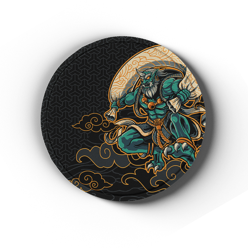 Fujin - Artisan Coasters - MacvethOS Artisan Deskmat