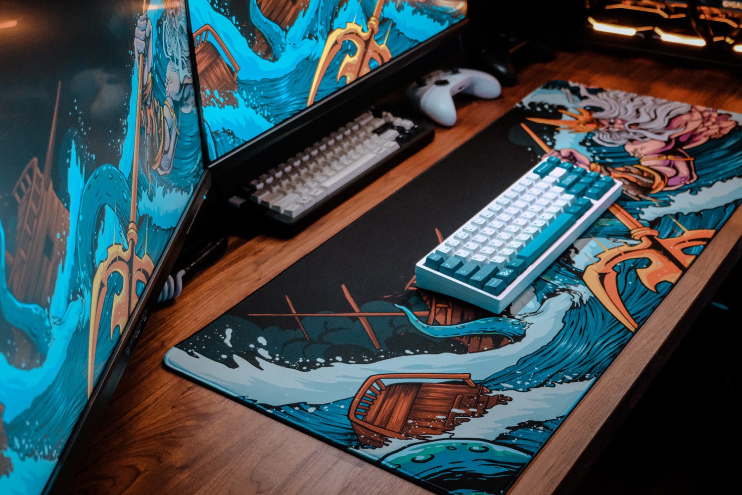 Greek - Poseidon - MacvethOS Artisan Deskmat