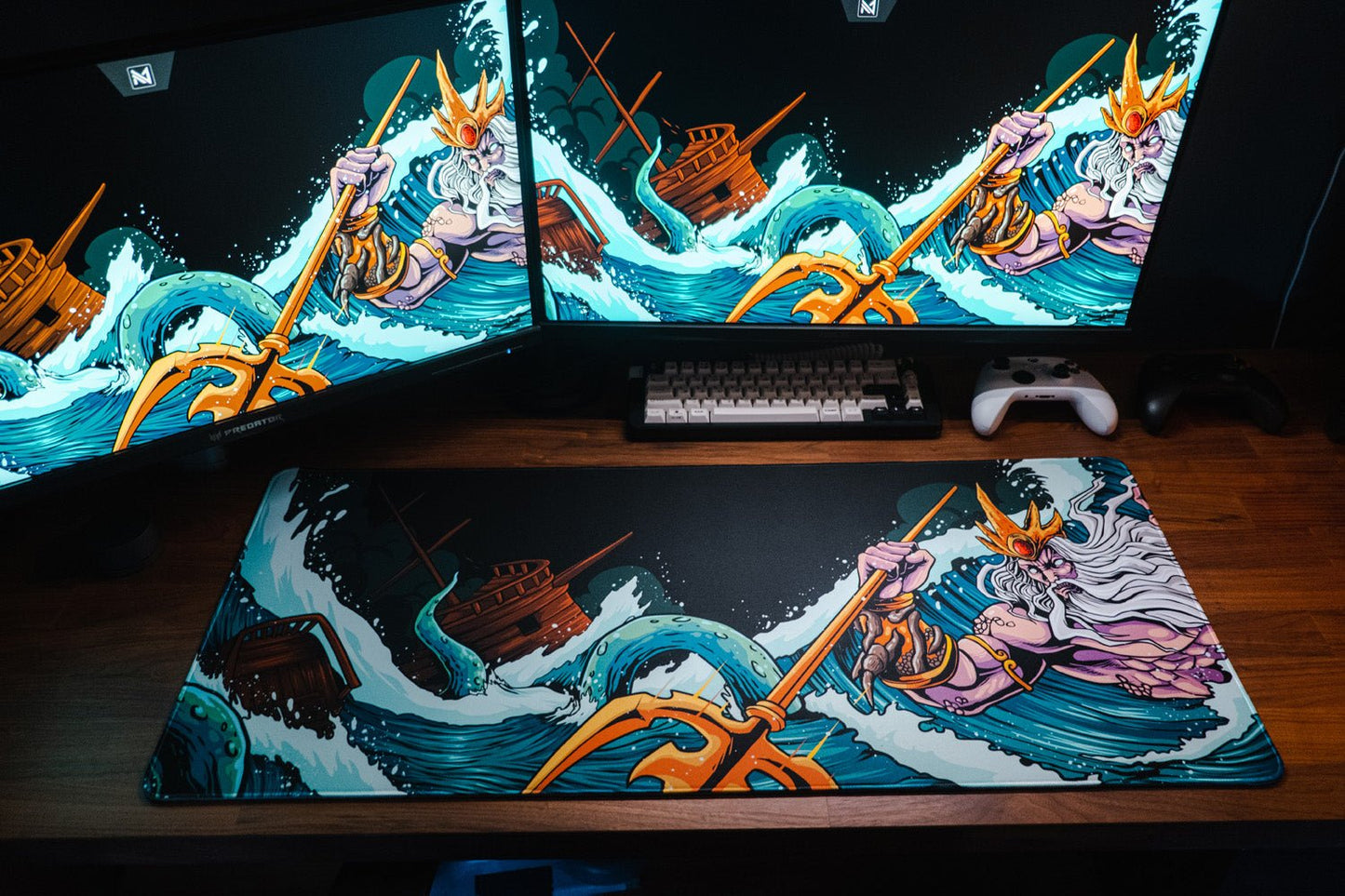 Greek - Poseidon - MacvethOS Artisan Deskmat