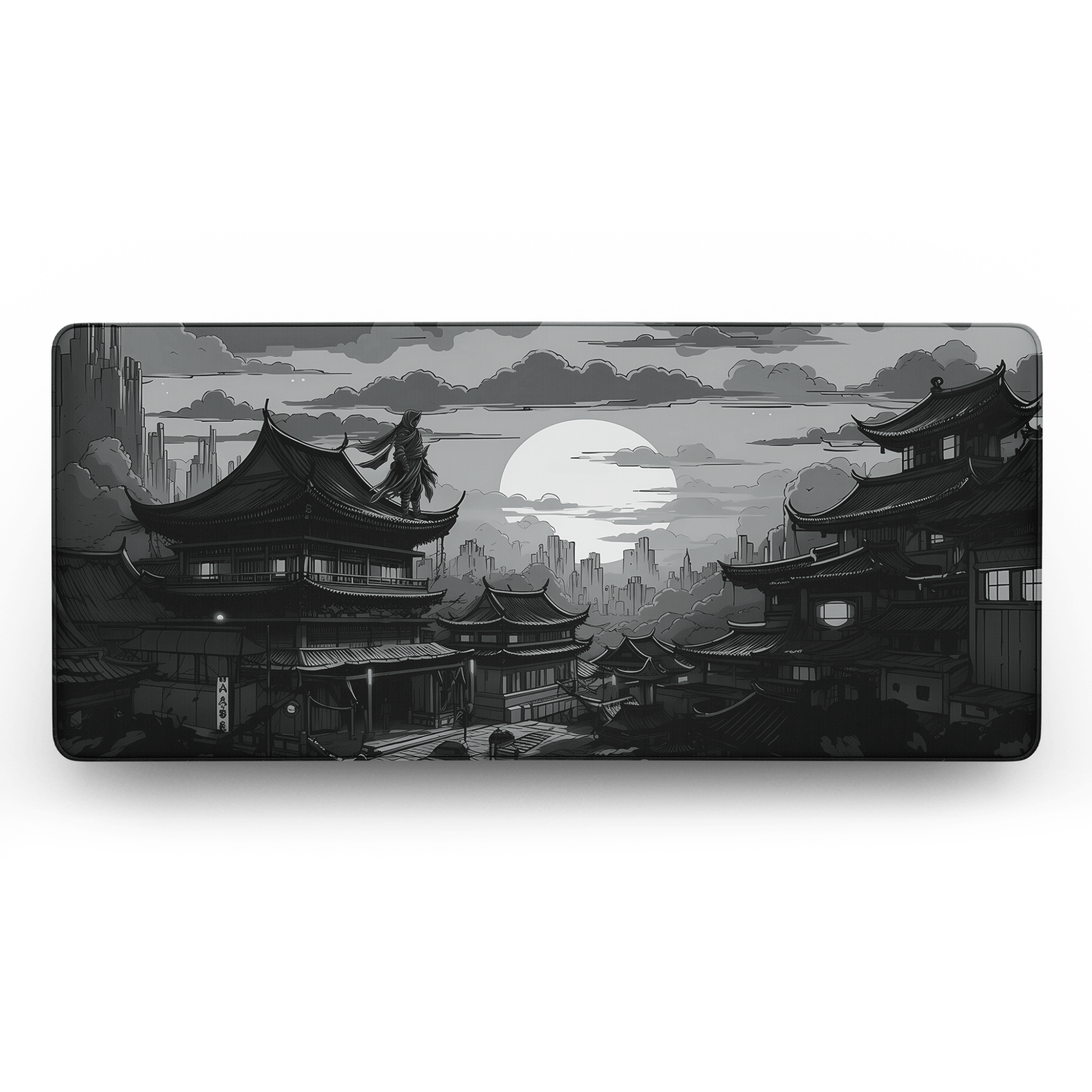 Hidden Village Mono - MacvethOS Artisan Deskmat