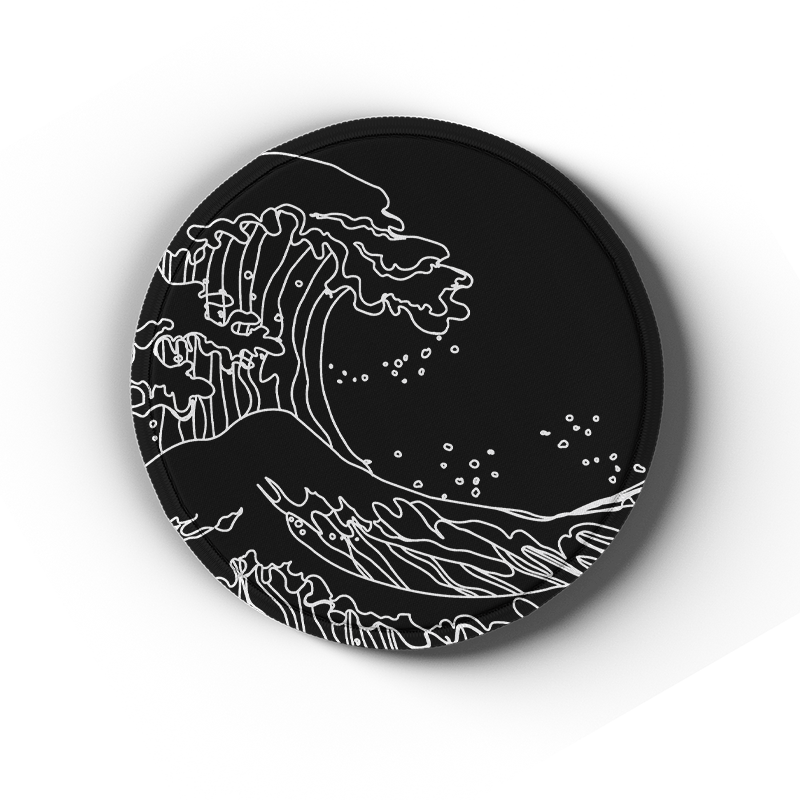 Kanagawa - Artisan Coasters - MacvethOS Artisan Deskmat