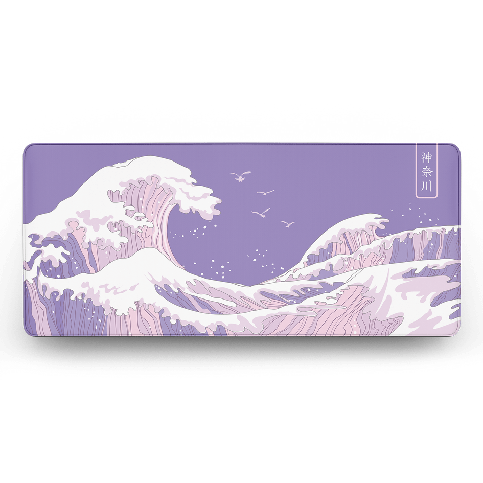 Kanagawa - Lavender - MacvethOS Artisan Deskmat