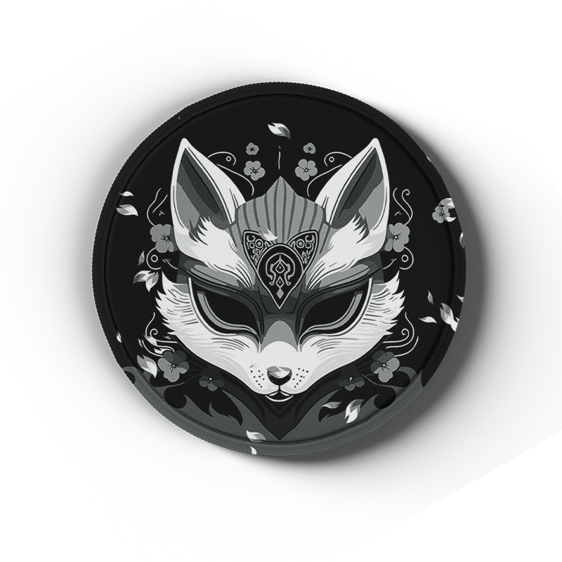 Kitsune - Artisan Coasters - MacvethOS Artisan Deskmat