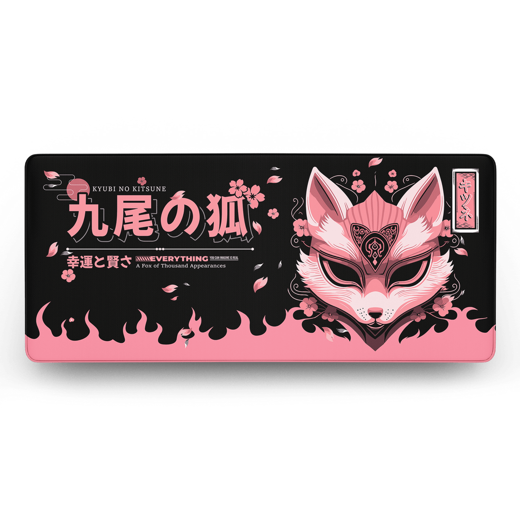 Kitsune - Pinku - MacvethOS Artisan Deskmat
