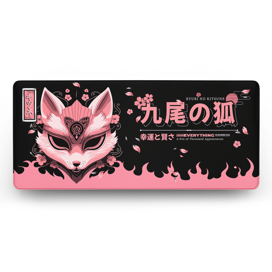 Kitsune - Pinku - MacvethOS Artisan Deskmat