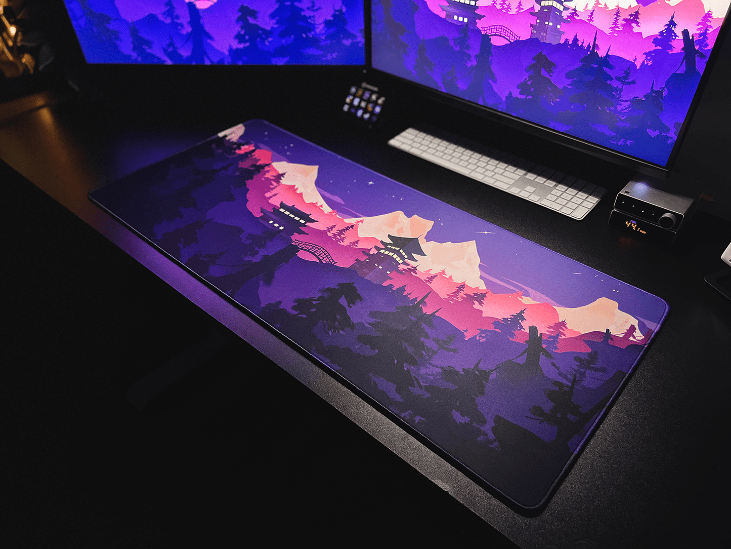 Lost Shrine Temple - Fall - MacvethOS Artisan Deskmat