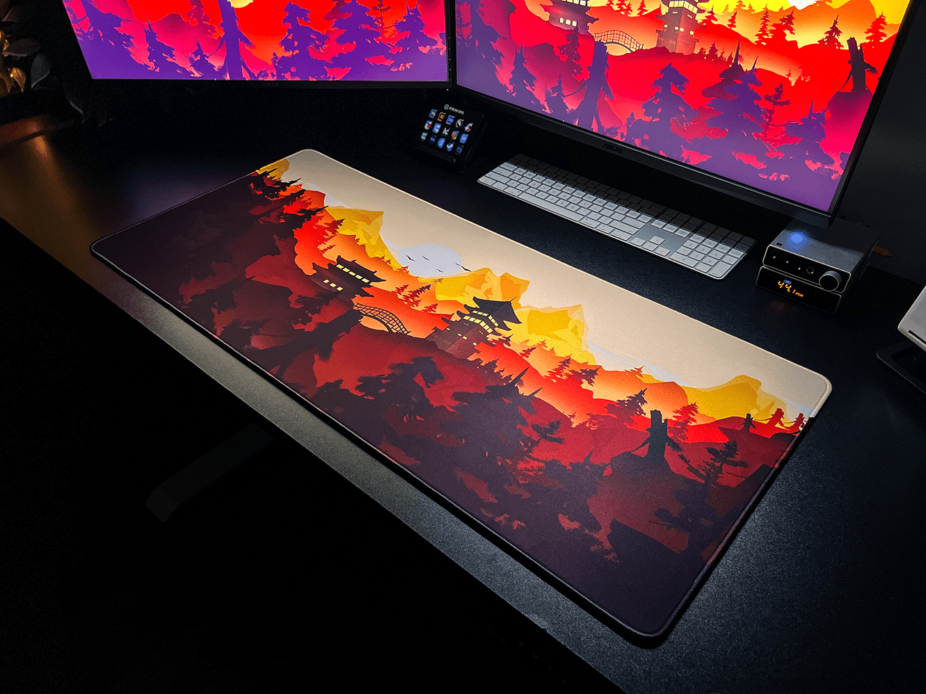 Lost Shrine Temple - Summer - MacvethOS Artisan Deskmat