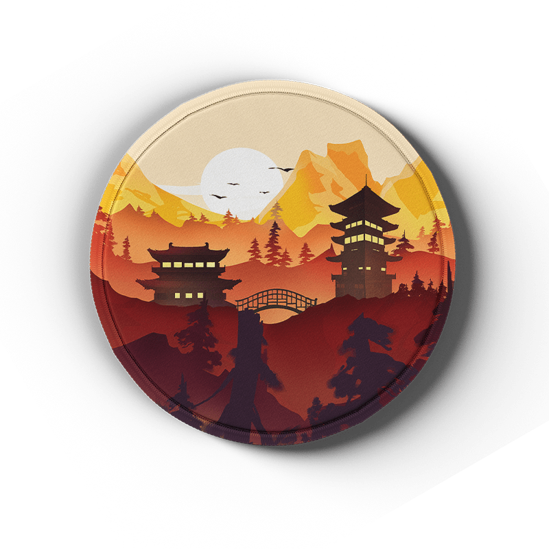 Lost Temple - Artisan Coasters - MacvethOS Artisan Deskmat