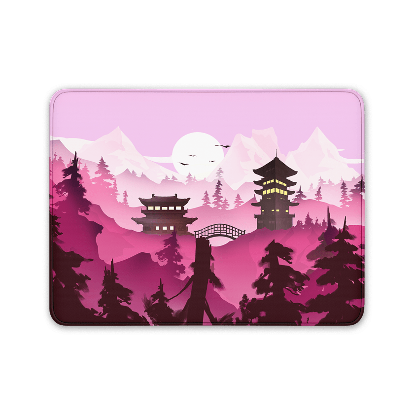 Lost Temple - Spring ( Compact ) - MacvethOS Artisan Deskmat