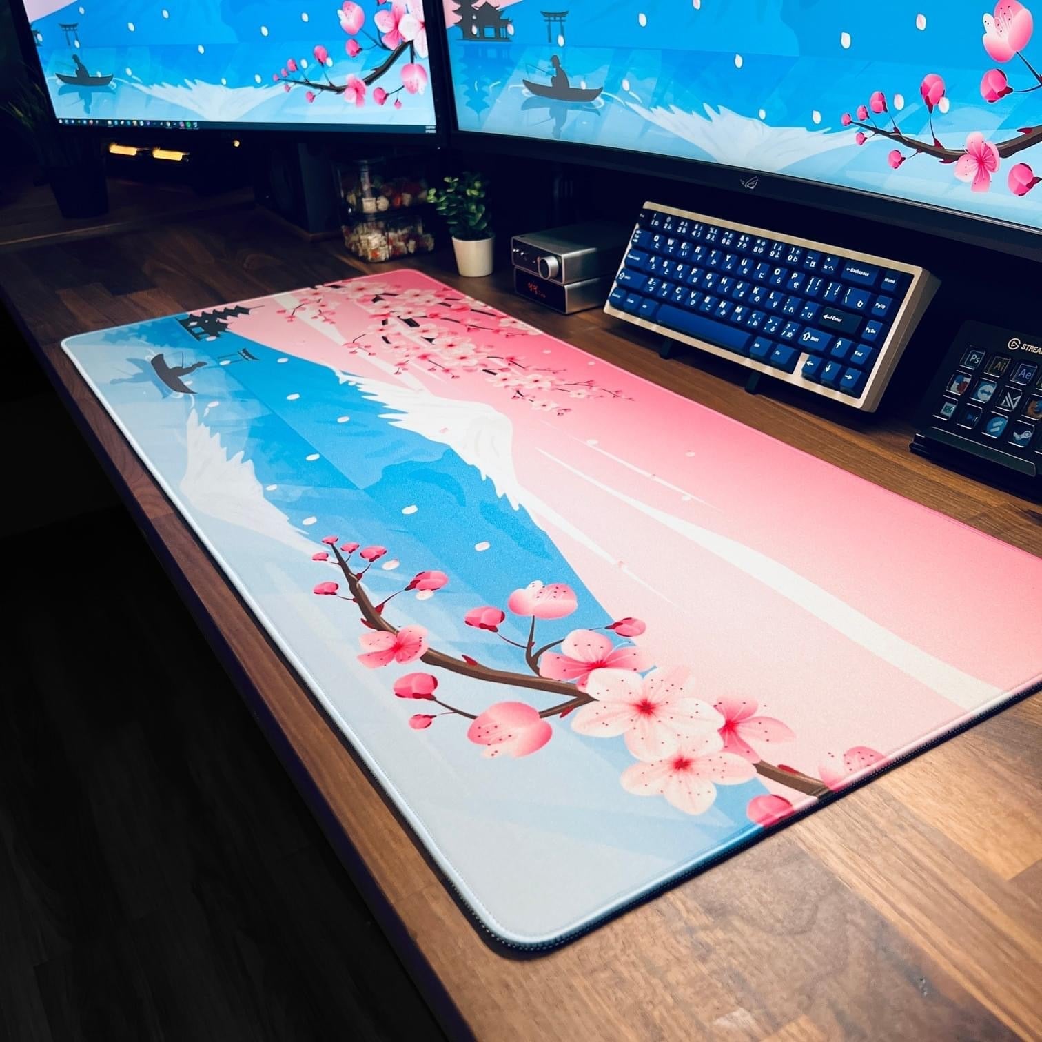 Sakura Lake - MacvethOS Artisan Deskmat