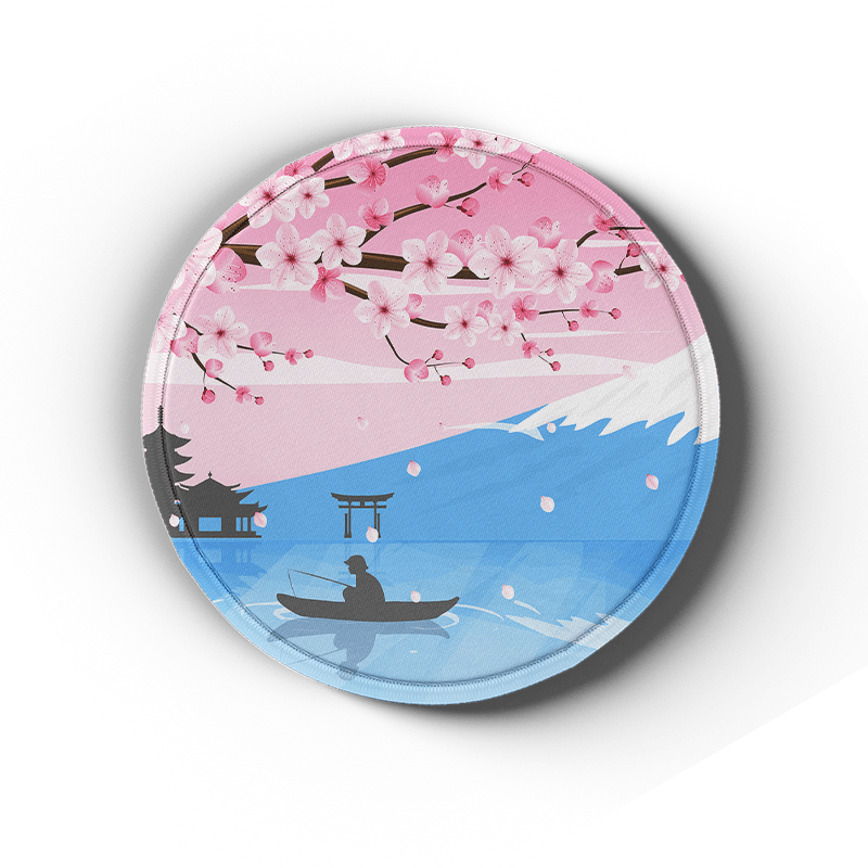 Sakura Lake - Artisan Coasters - MacvethOS Artisan Deskmat