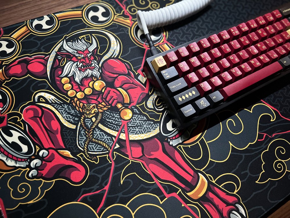 Shinto God - Raaijin - MacvethOS Artisan Deskmat