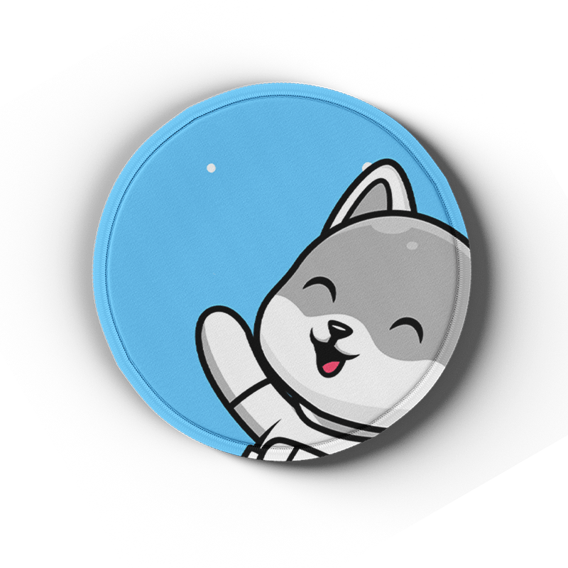 Space Kitty - Artisan Coasters - MacvethOS Artisan Deskmat