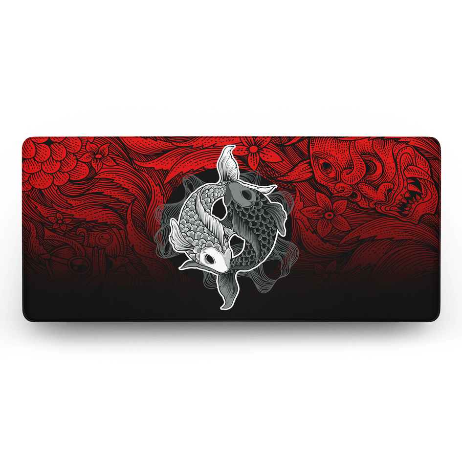 Taiji Red - MacvethOS Artisan Deskmat