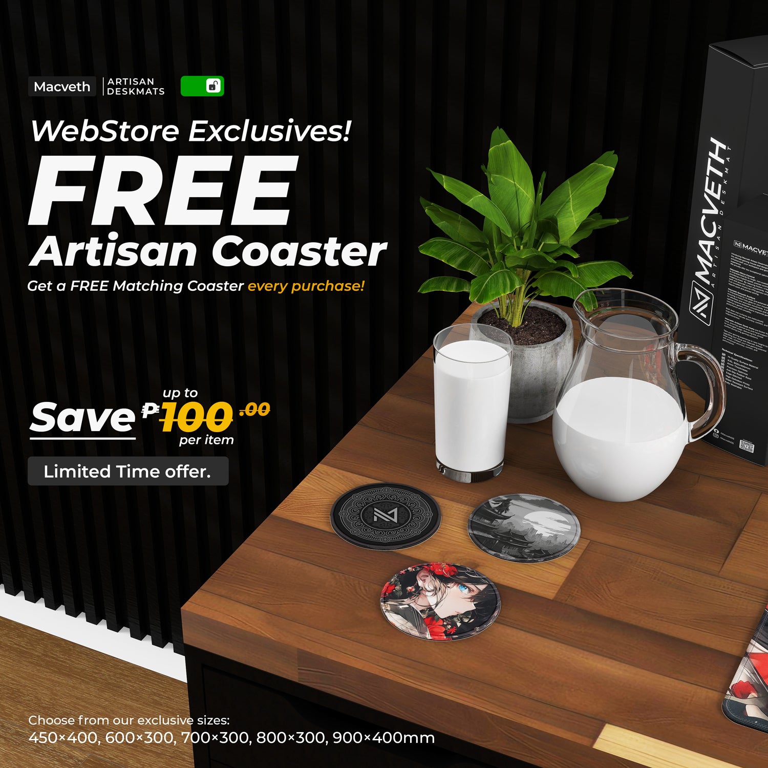 Kitsune – MacvethOS Artisan Deskmat