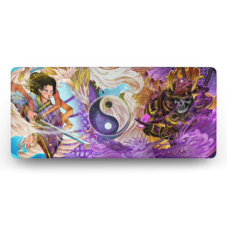 Amaterasu - Susanoo - MacvethOS Artisan Deskmat