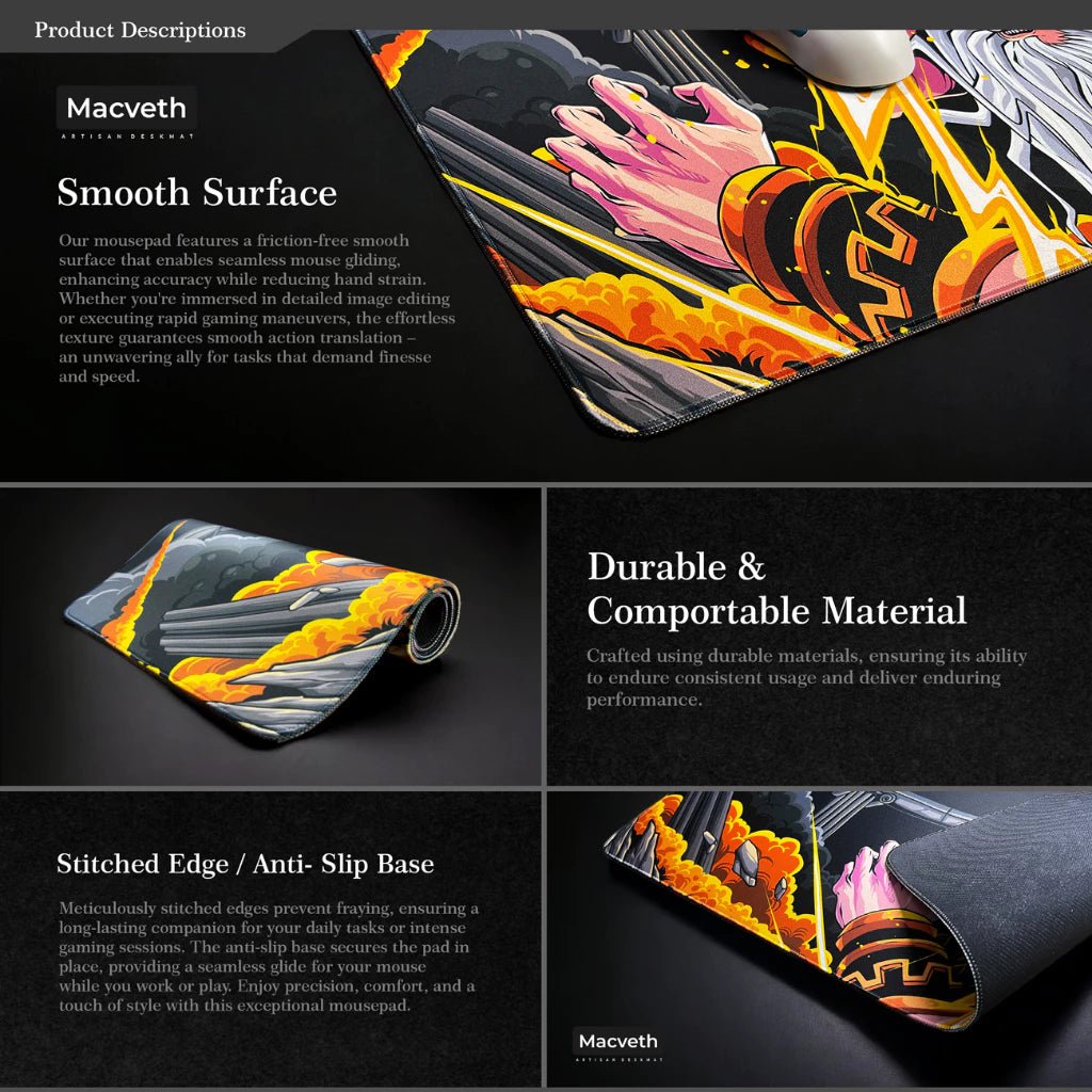 Custom Artisan Deskmat - MacvethOS Artisan Deskmat
