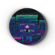Cybercity - Artisan Coasters - MacvethOS Artisan Deskmat