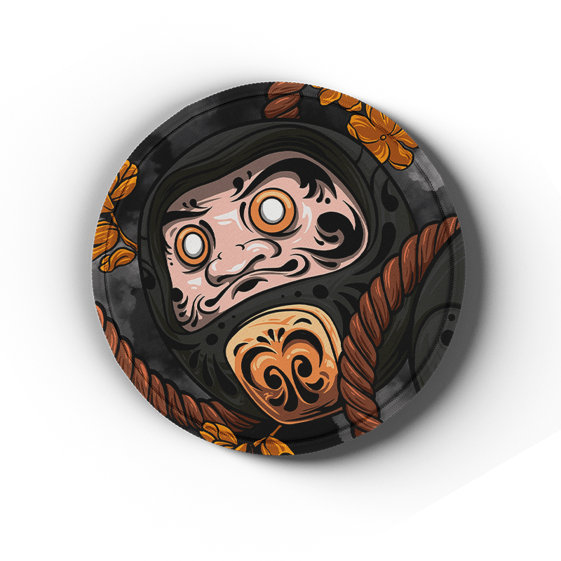 Daruma - Artisan Coasters - MacvethOS Artisan Deskmat