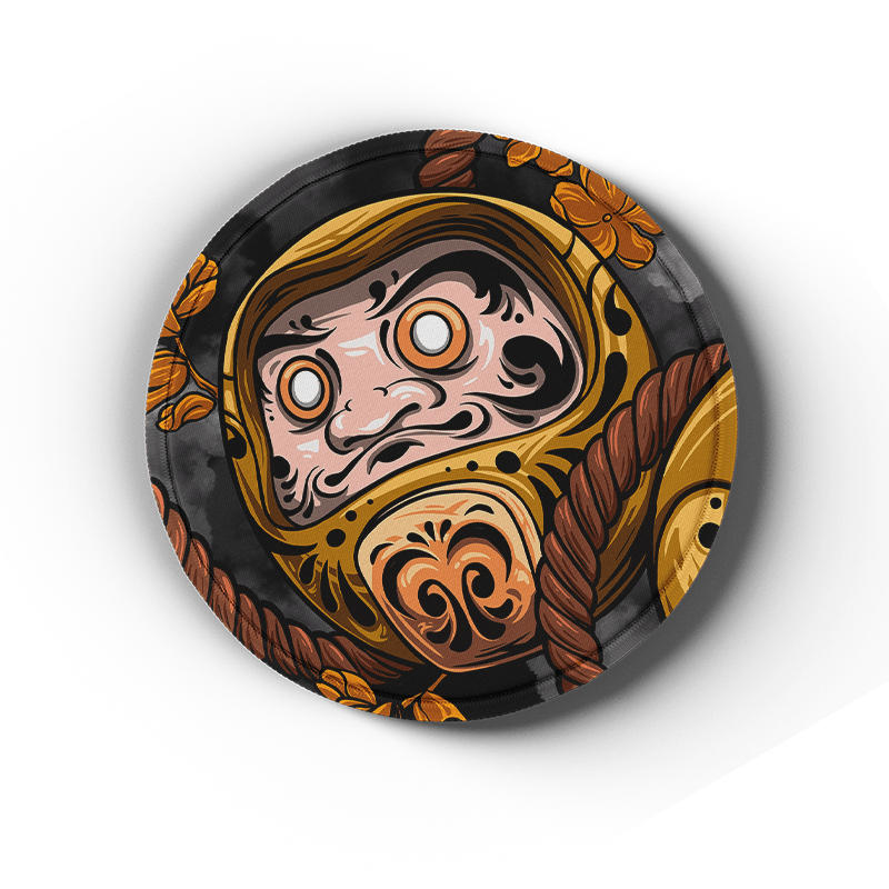 Daruma - Artisan Coasters - MacvethOS Artisan Deskmat