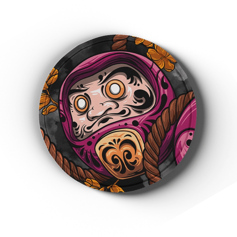 Daruma - Artisan Coasters - MacvethOS Artisan Deskmat