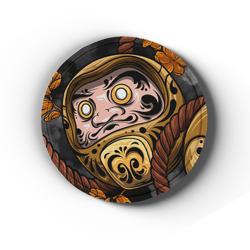 Daruma - Artisan Coasters - MacvethOS Artisan Deskmat