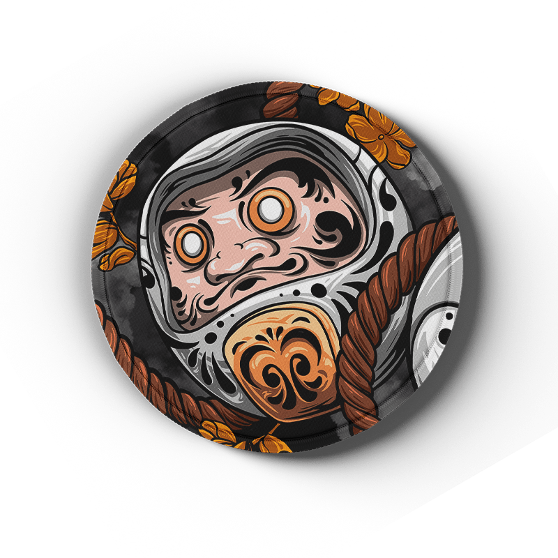 Daruma - Artisan Coasters - MacvethOS Artisan Deskmat