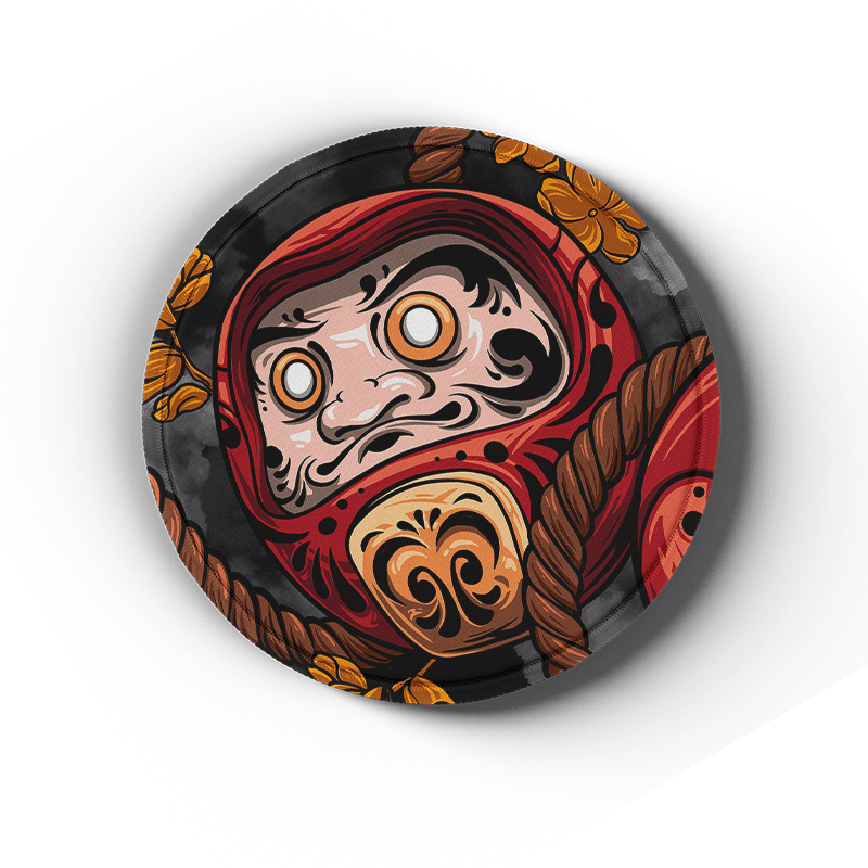 Daruma - Artisan Coasters - MacvethOS Artisan Deskmat