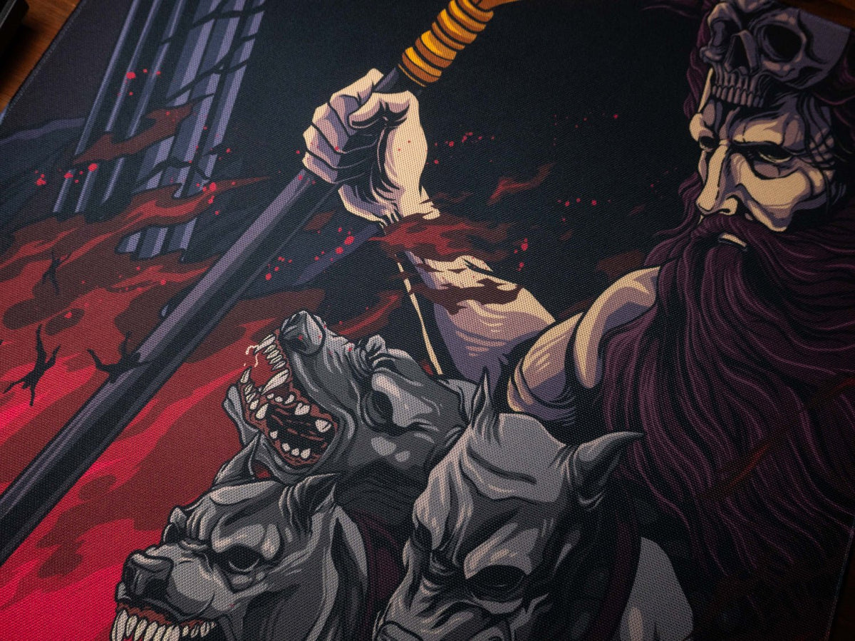 Greek Myth Hades - Omni Pro Deskmat - MacvethOS Artisan Deskmat
