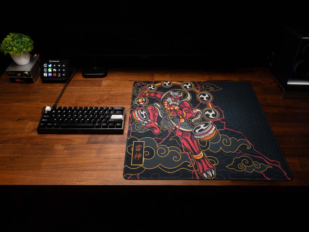 Greek Myth Raijin - Omni Pro Deskmat - MacvethOS Artisan Deskmat