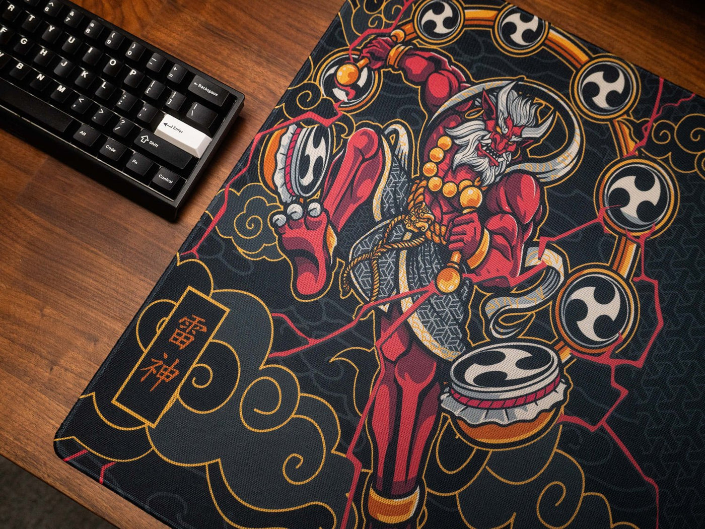 Greek Myth Raijin - Omni Pro Deskmat - MacvethOS Artisan Deskmat