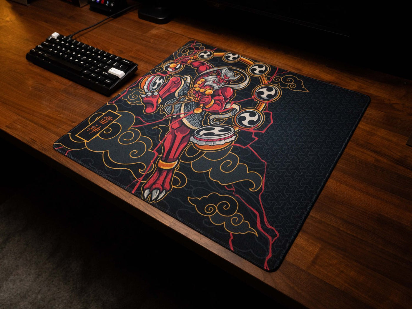Greek Myth Raijin - Omni Pro Deskmat - MacvethOS Artisan Deskmat