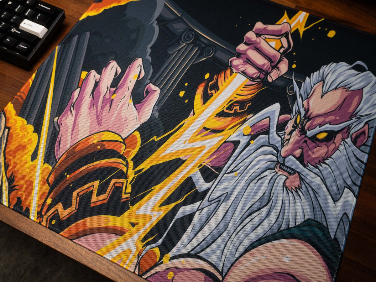 Greek Myth Zeus - Omni Pro Deskmat - MacvethOS Artisan Deskmat