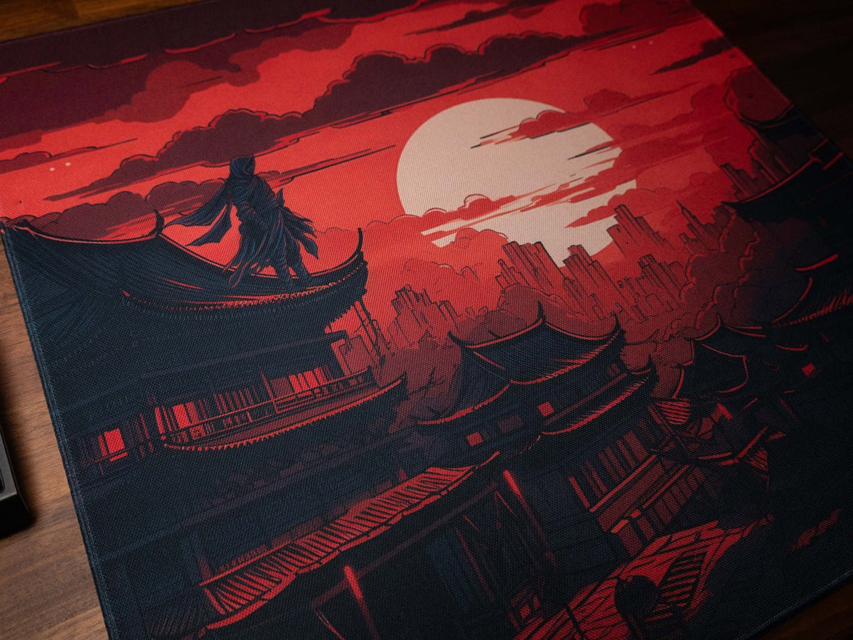 Hidden Village - Omni Pro Deskmat - MacvethOS Artisan Deskmat