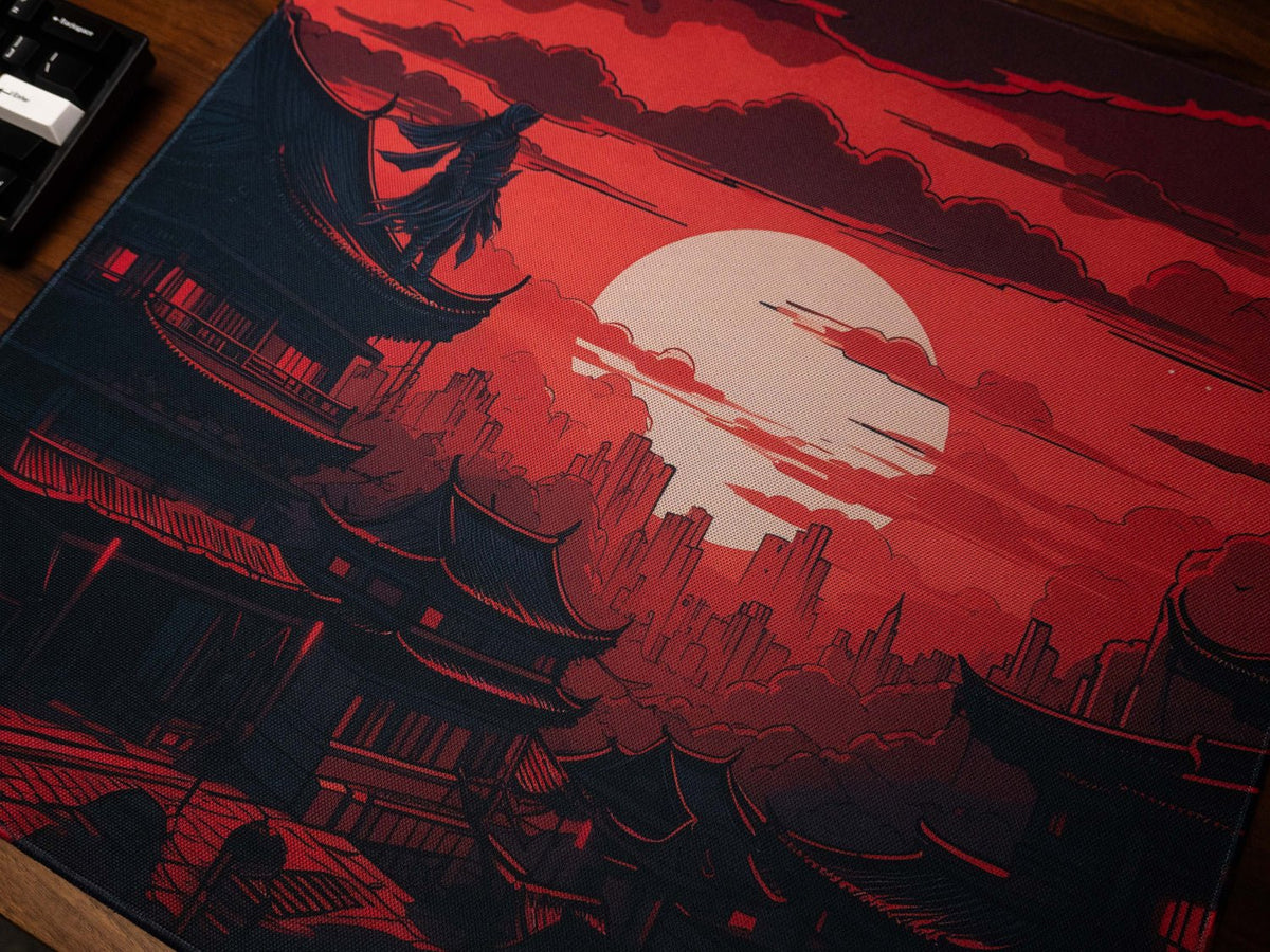 Hidden Village - Omni Pro Deskmat - MacvethOS Artisan Deskmat