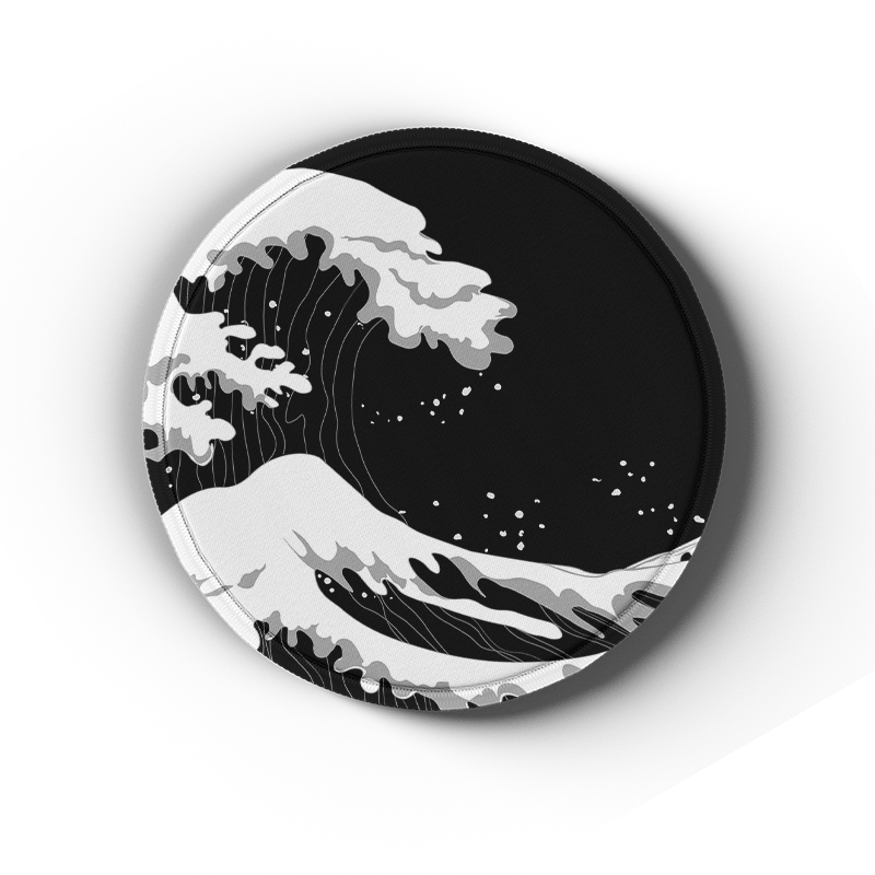 Kanagawa - Artisan Coasters - MacvethOS Artisan Deskmat