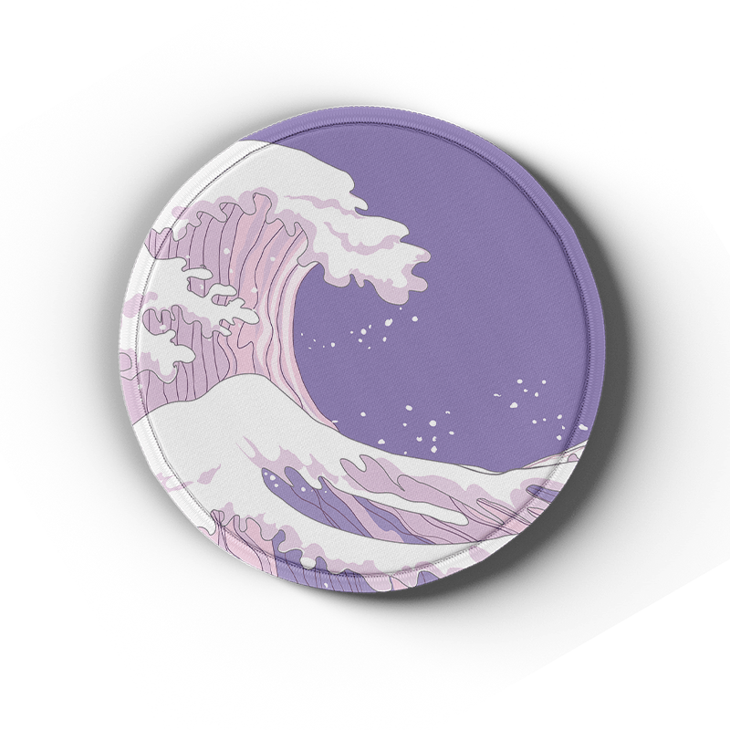 Kanagawa Hue - Artisan Coasters - MacvethOS Artisan Deskmat