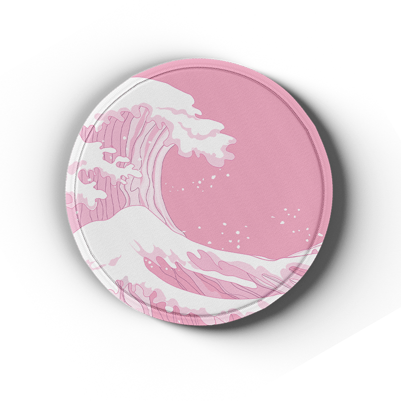 Kanagawa Hue - Artisan Coasters - MacvethOS Artisan Deskmat