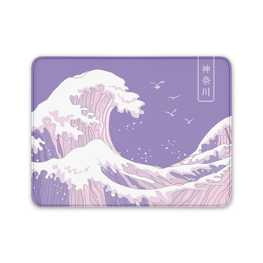 Kanagawa Lavander ( Compact ) - MacvethOS Artisan Deskmat