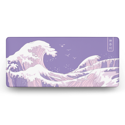 Kanagawa - Lavender - MacvethOS Artisan Deskmat