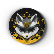 Kitsune - Artisan Coasters - MacvethOS Artisan Deskmat