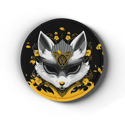 Kitsune - Artisan Coasters - MacvethOS Artisan Deskmat