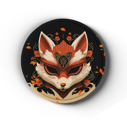 Kitsune - Artisan Coasters - MacvethOS Artisan Deskmat