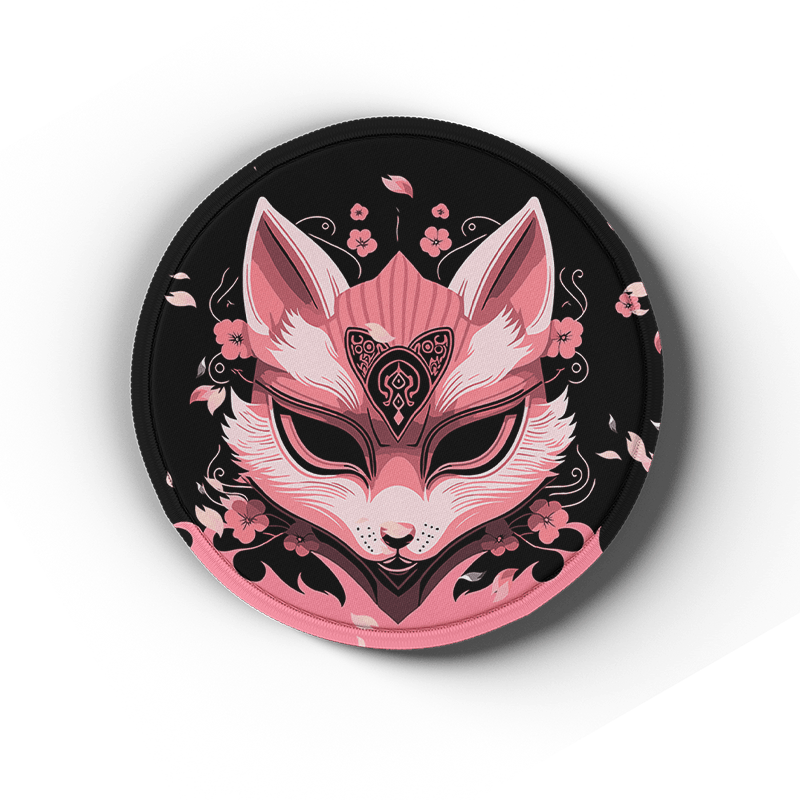 Kitsune - Artisan Coasters - MacvethOS Artisan Deskmat