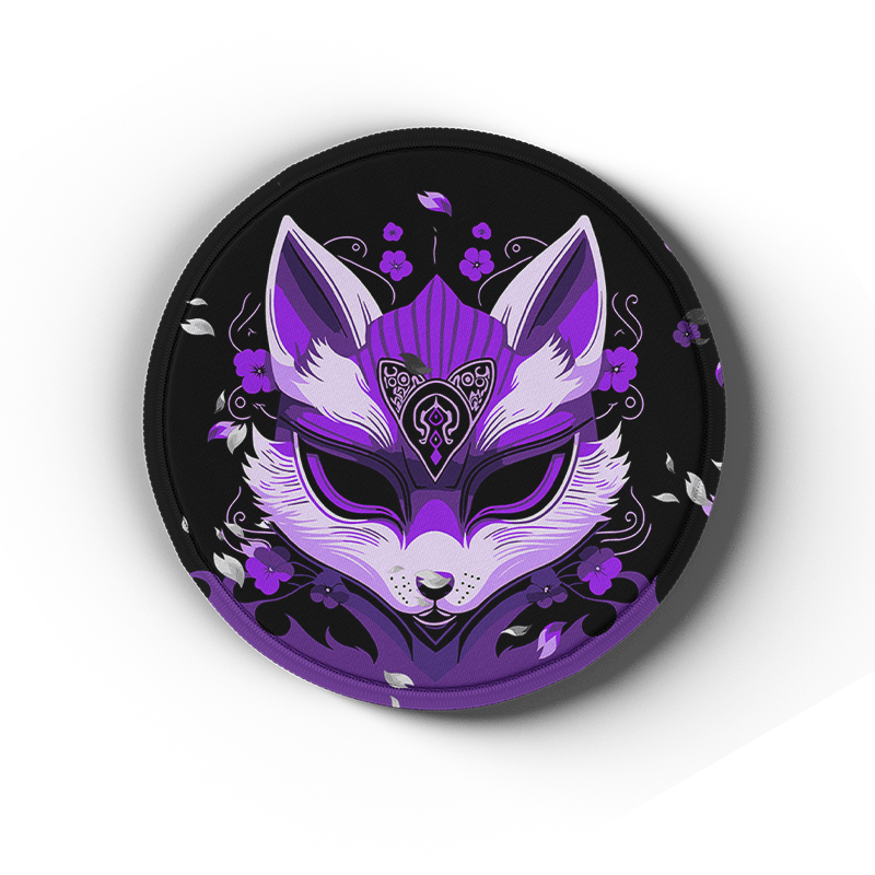 Kitsune - Artisan Coasters - MacvethOS Artisan Deskmat