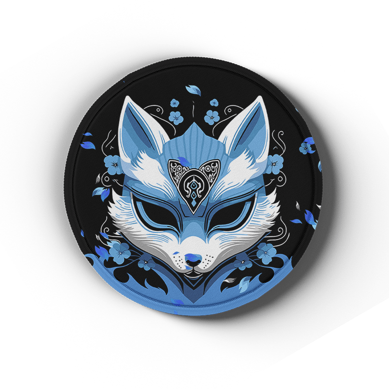 Kitsune - Artisan Coasters - MacvethOS Artisan Deskmat