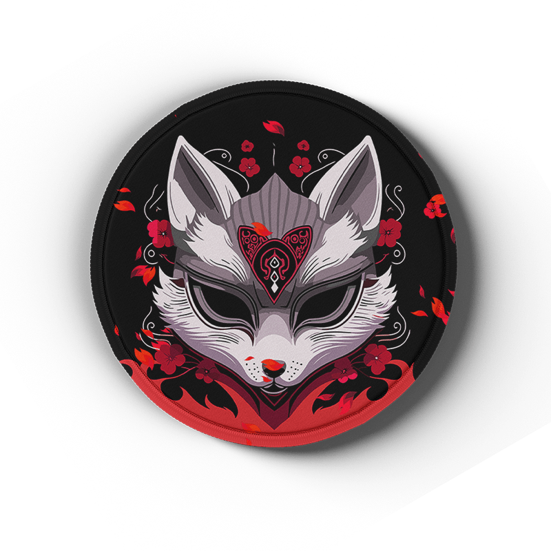 Kitsune - Artisan Coasters - MacvethOS Artisan Deskmat