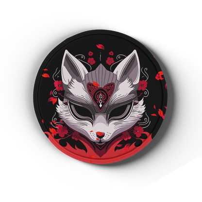 Kitsune - Artisan Coasters - MacvethOS Artisan Deskmat