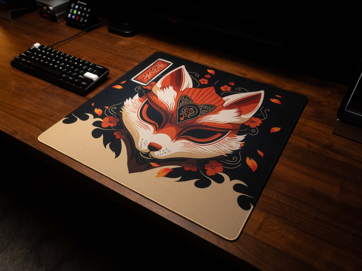 Kitsune - Omni Pro Deskmat - MacvethOS Artisan Deskmat