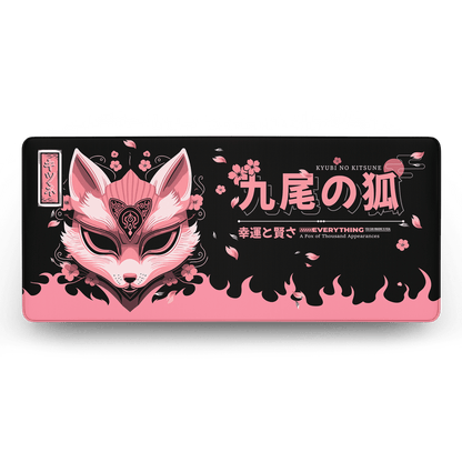 Kitsune - Pinku - MacvethOS Artisan Deskmat